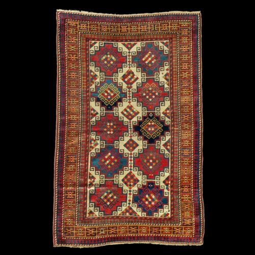 tappeto-caucasico-Kazak-Mogan-antico